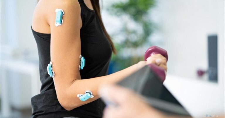 Arbeitsplatzsituation fuer die ergonomische Belastungsmessung